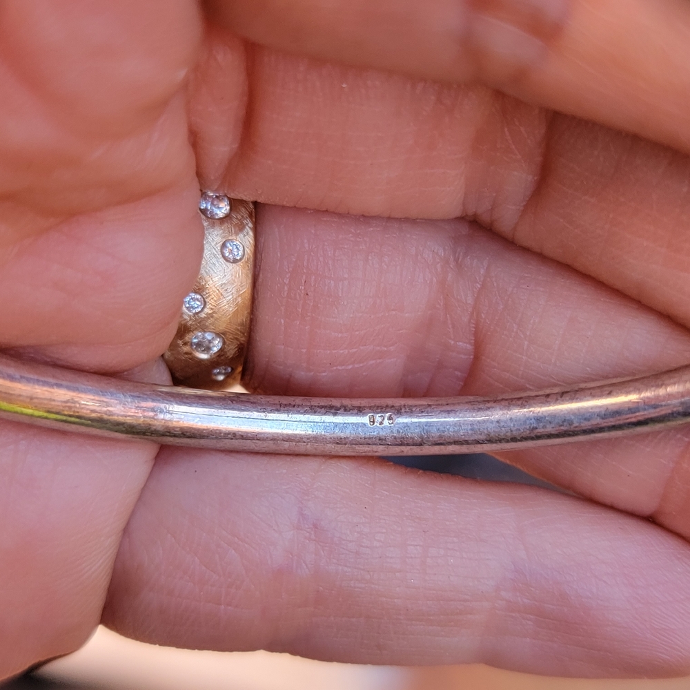 Solid Sterling Bangle - image 4